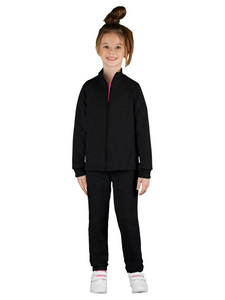 36055 Костюм спортивный 70806 д.дев. черный