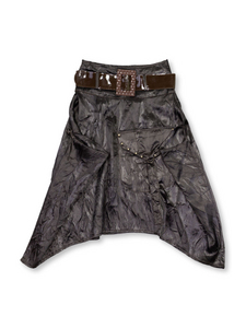 38224 Юбка мод.439 цв. коричевый